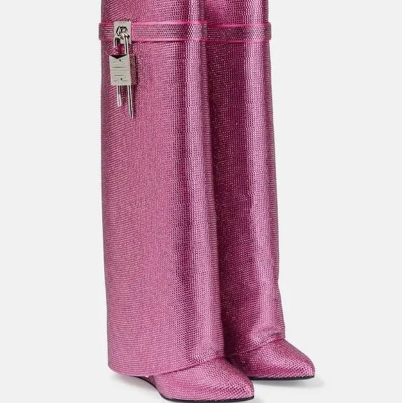 Givenchy Strass Sharklock Boots - Picture 4 of 6